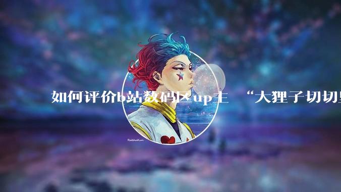 如何评价b站数码区up主 “大狸子切切里”?