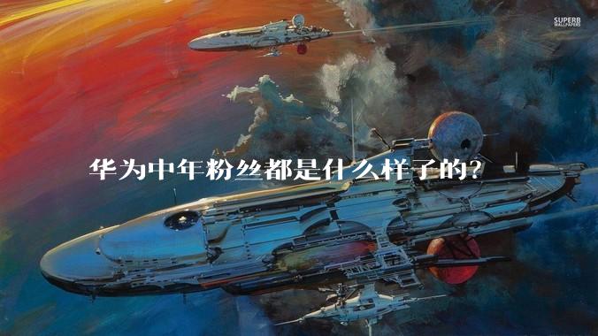 华为中年粉丝都是什么样子的？