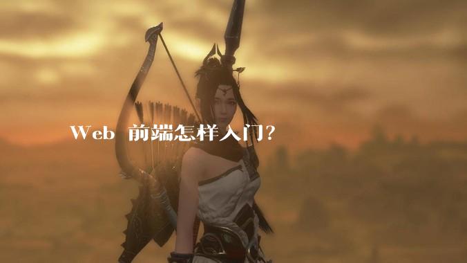 Web 前端怎样入门？