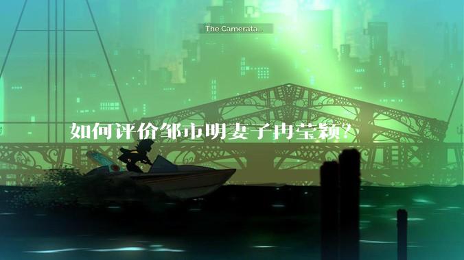 如何评价邹市明妻子冉莹颖？