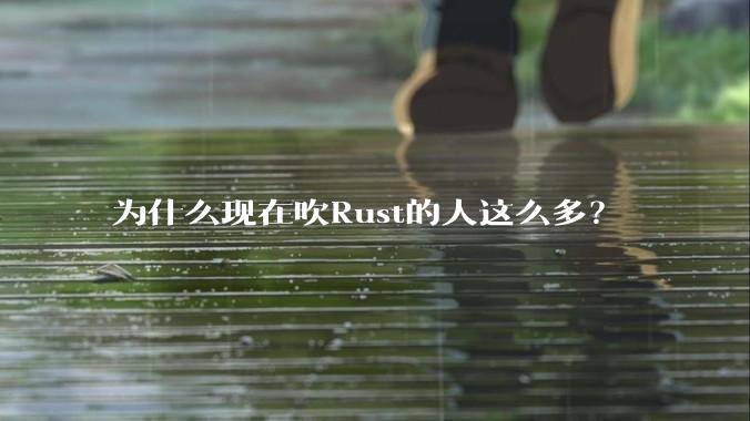 为什么现在吹Rust的人这么多？