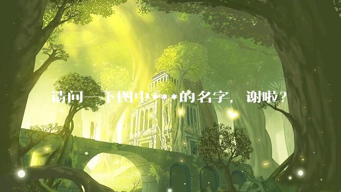 请问一下图中***的名字，谢啦？