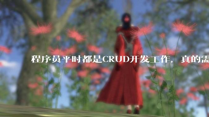 程序员平时都是CRUD开发工作，真的需要深入理解原理性的知识点吗？