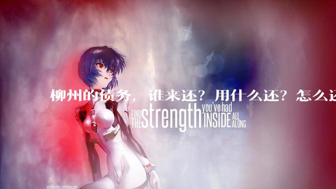 柳州的债务，谁来还？用什么还？怎么还？
