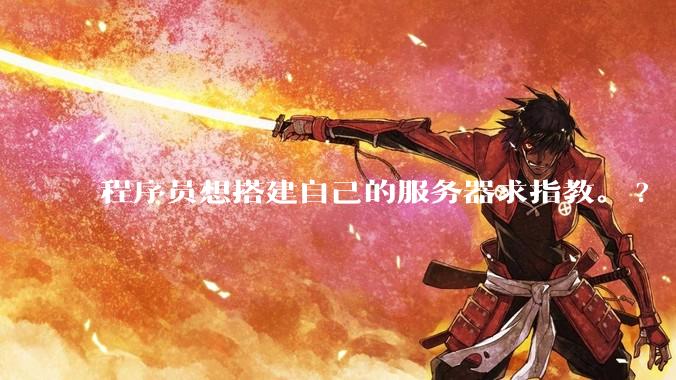 程序员想搭建自己的服务器求指教。?
