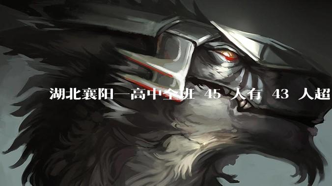 湖北襄阳一高中全班 45 人有 43 人超 600 分，这个班是怎么做到的？其成功经验是否可复制？