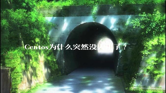 Centos为什么突然没人用了?