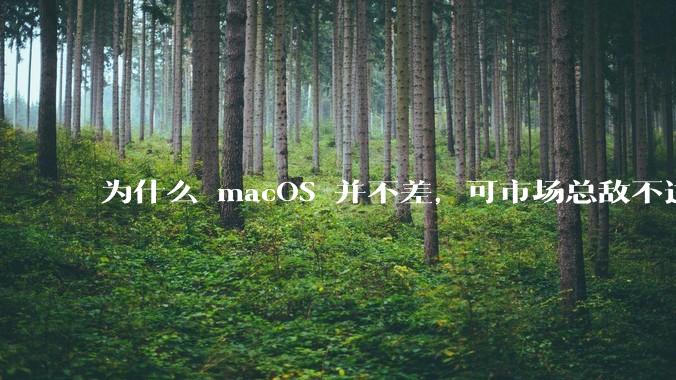 为什么 macOS 并不差，可市场总敌不过 Windows？