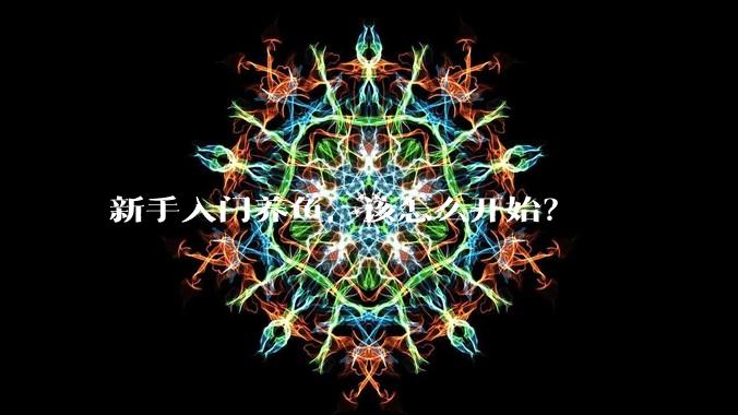 新手入门养鱼，该怎么开始？