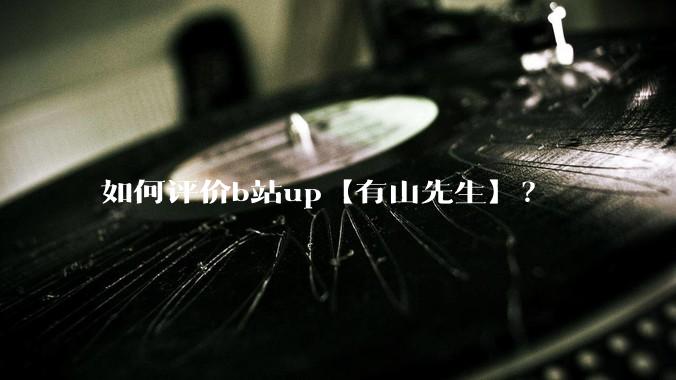 如何评价b站up【有山先生】？