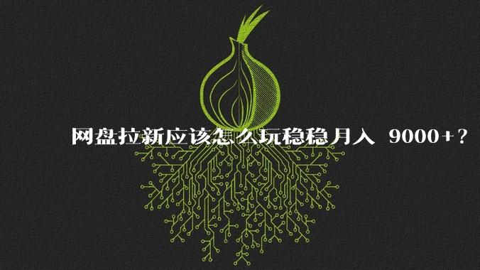 网盘拉新应该怎么玩稳稳月入 9000+？