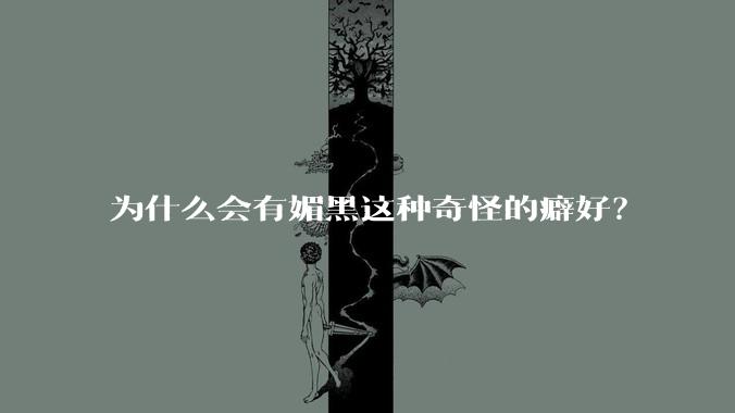 为什么会有媚黑这种奇怪的癖好？