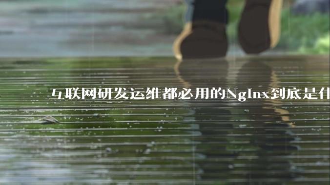 互联网研发运维都必用的Nginx到底是什么呢？