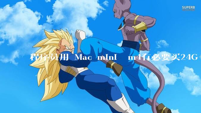 程序员用 Mac mini  m4有必要买24G+的吗(非主力机)?