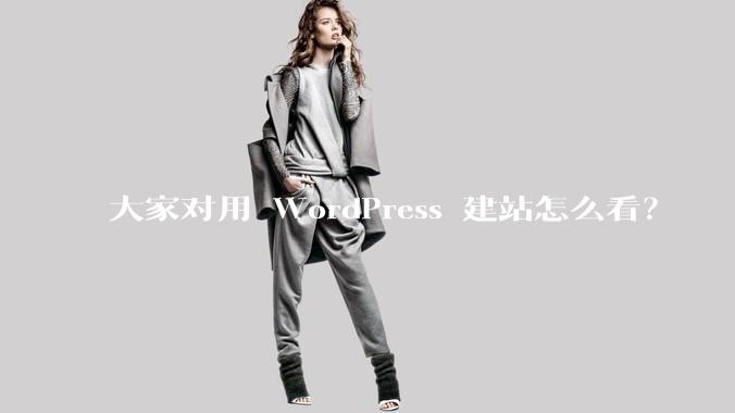 大家对用 WordPress 建站怎么看？