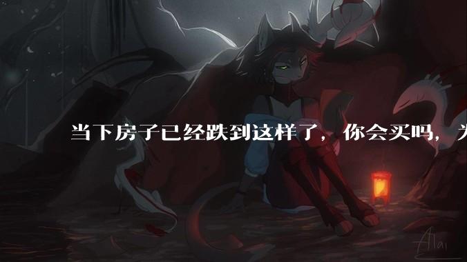 当下房子已经跌到这样了，你会买吗，为什么？