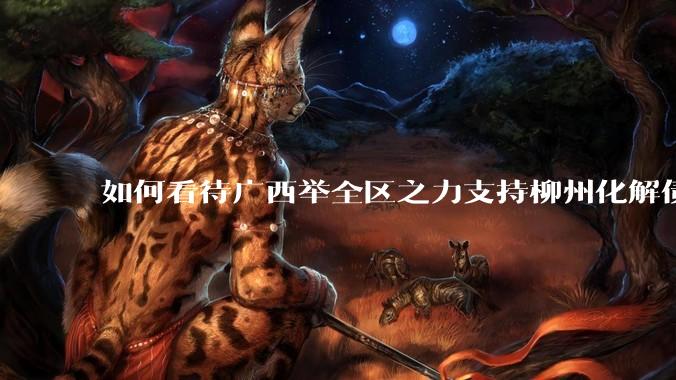 如何看待广西举全区之力支持柳州化解债务？为什么最近地方债又重回公众视野？