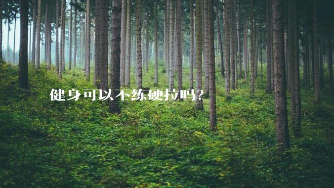 健身可以不练硬拉吗？