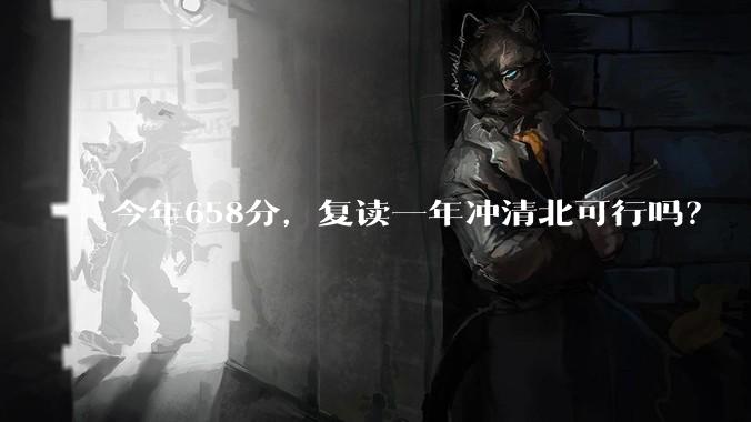今年658分，复读一年冲清北可行吗？
