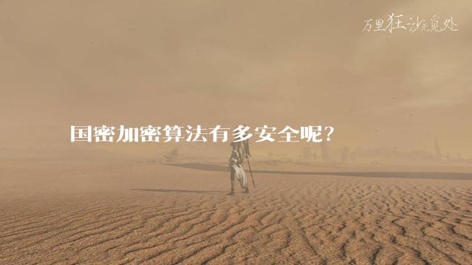 国密加密算法有多安全呢？