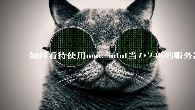 如何看待使用mac mini当7*24h的服务器？