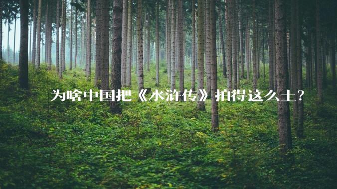 为啥中国把《水浒传》拍得这么土？