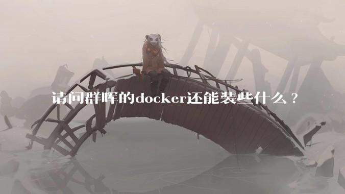 请问群晖的docker还能装些什么?