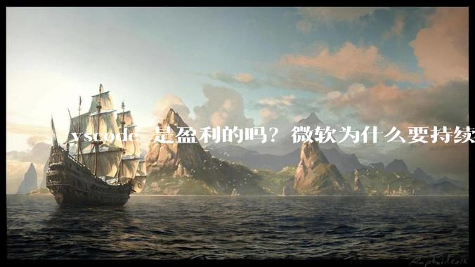 vscode 是盈利的吗？微软为什么要持续投入开发***？