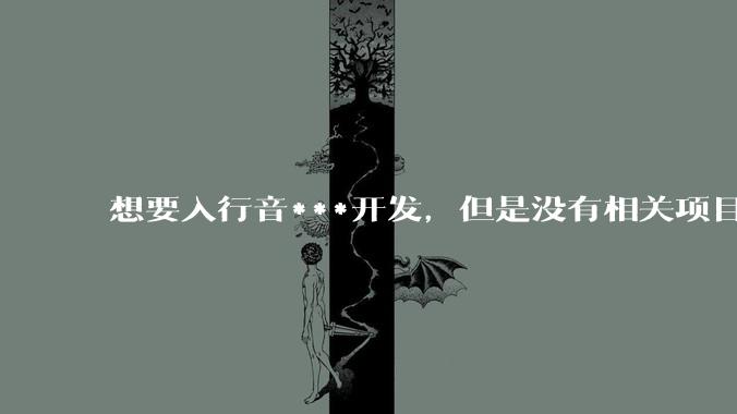 想要入行音***开发，但是没有相关项目经验怎么办？