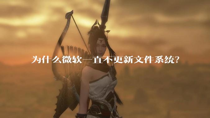 为什么微软一直不更新文件系统？