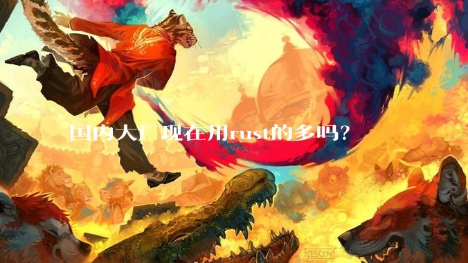 国内大厂现在用rust的多吗？