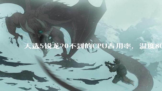 天选5锐龙20不到的CPU占用率，温度80，正常吗?