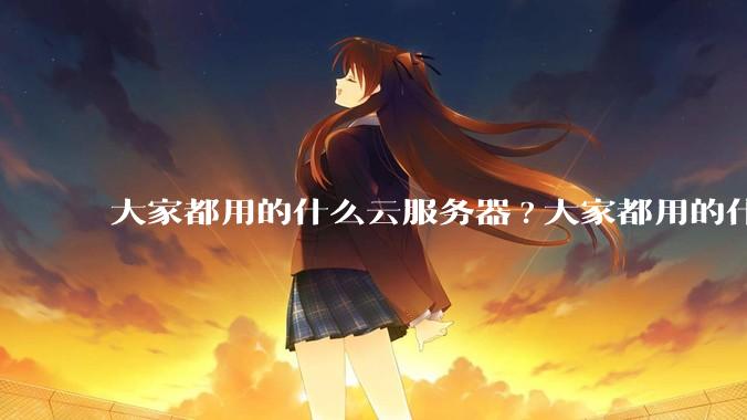 大家都用的什么云服务器?大家都用的什么云服务器？