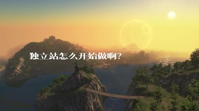 独立站怎么开始做啊？