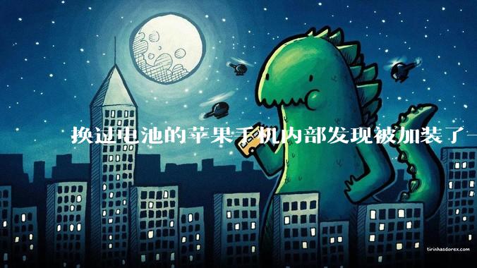 换过电池的苹果手机内部发现被加装了一个部件，有大佬知道这是干什么的吗?