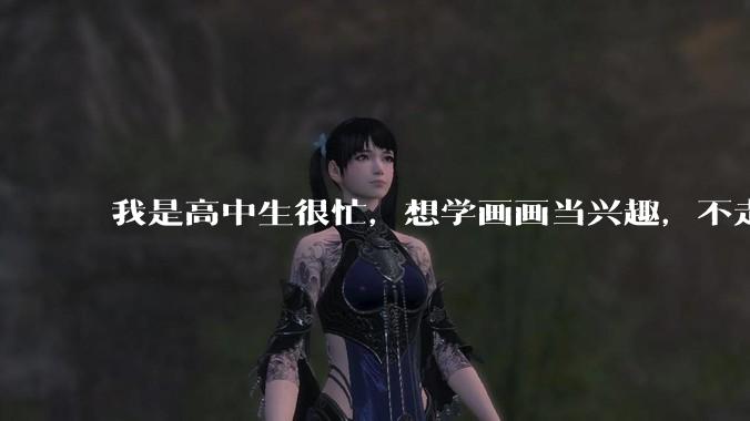 我是高中生很忙，想学画画当兴趣，不走专业，但觉得平时画画会耽误文化学习，怎么办？