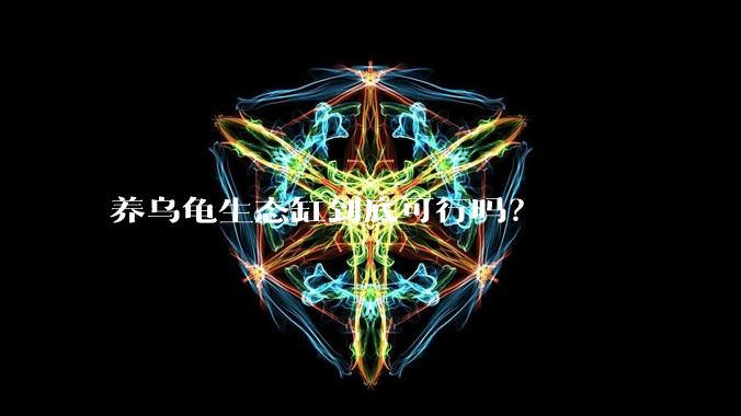 养乌龟生态缸到底可行吗？