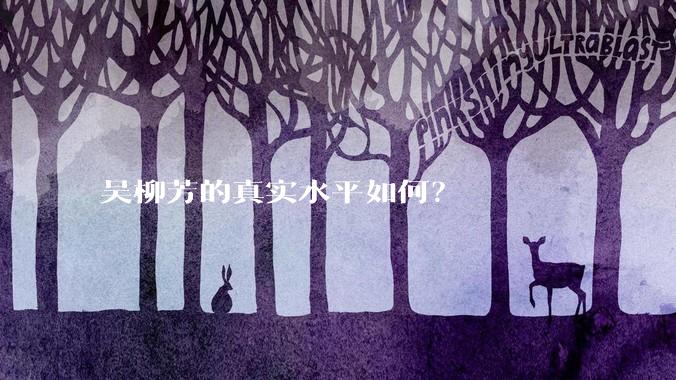 吴柳芳的真实水平如何？