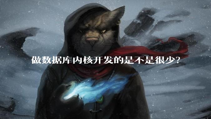 做数据库内核开发的是不是很少？