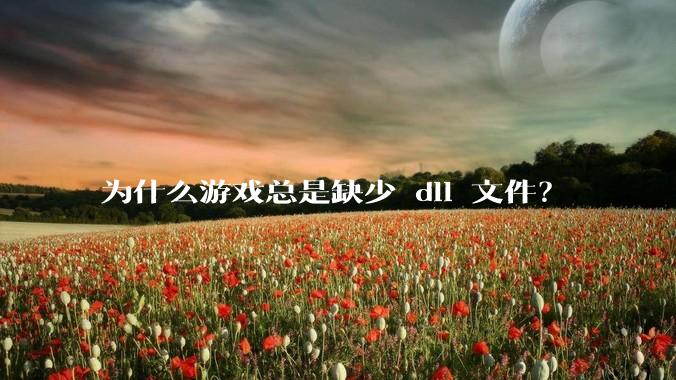 为什么游戏总是缺少 dll 文件？