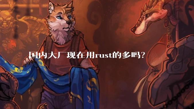 国内大厂现在用rust的多吗？