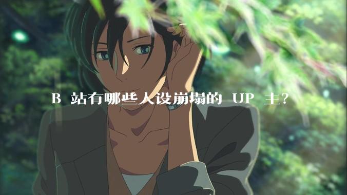 B 站有哪些人设崩塌的 UP 主？