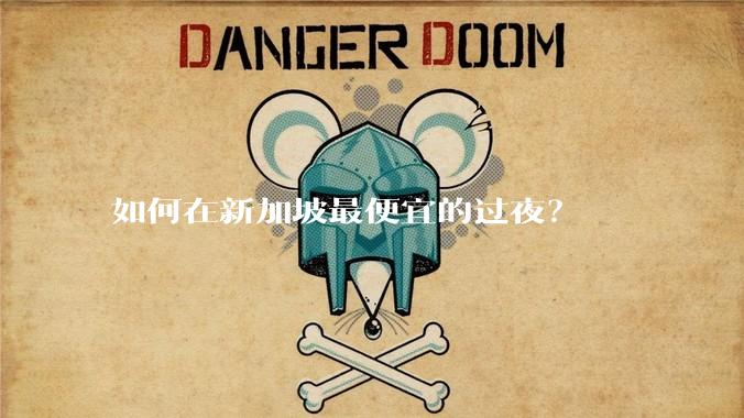 如何在新加坡最便宜的过夜？