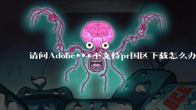 请问Adobe***不支持pr国区下载怎么办？