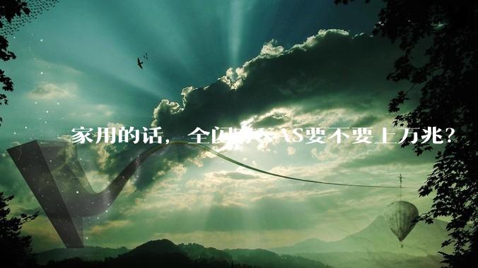 家用的话，全闪存NAS要不要上万兆？