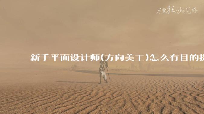 新手平面设计师(方向美工)怎么有目的提升设计能力？