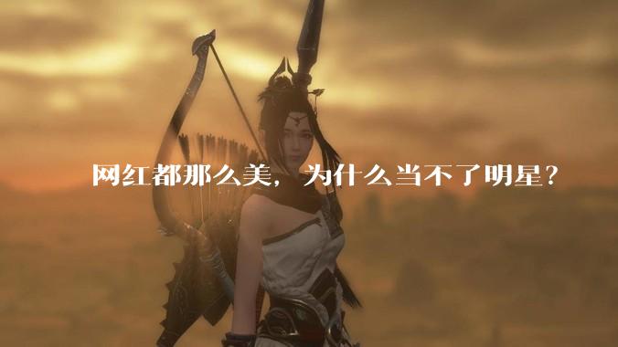 网红都那么美，为什么当不了明星？