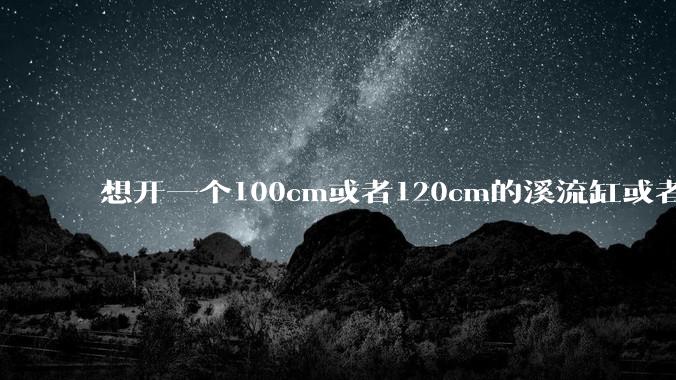 想开一个100cm或者120cm的溪流缸或者水草缸，有没有大佬指导一下，有哪些注意事项？