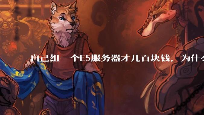 自己组一个E5服务器才几百块钱，为什么去阿里云租这么贵?