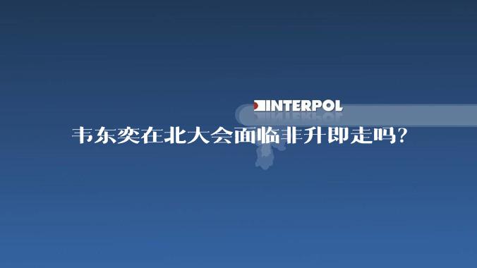 韦东奕在北大会面临非升即走吗？